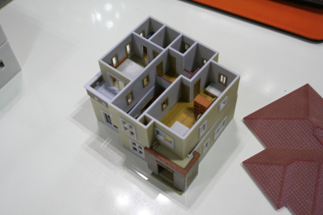 ３Dプリンター　建築模型